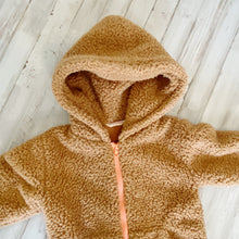 Load image into Gallery viewer, Munster | Girls Light Brown Leo Moon Teddy Bear Jacket | Size: 5T
