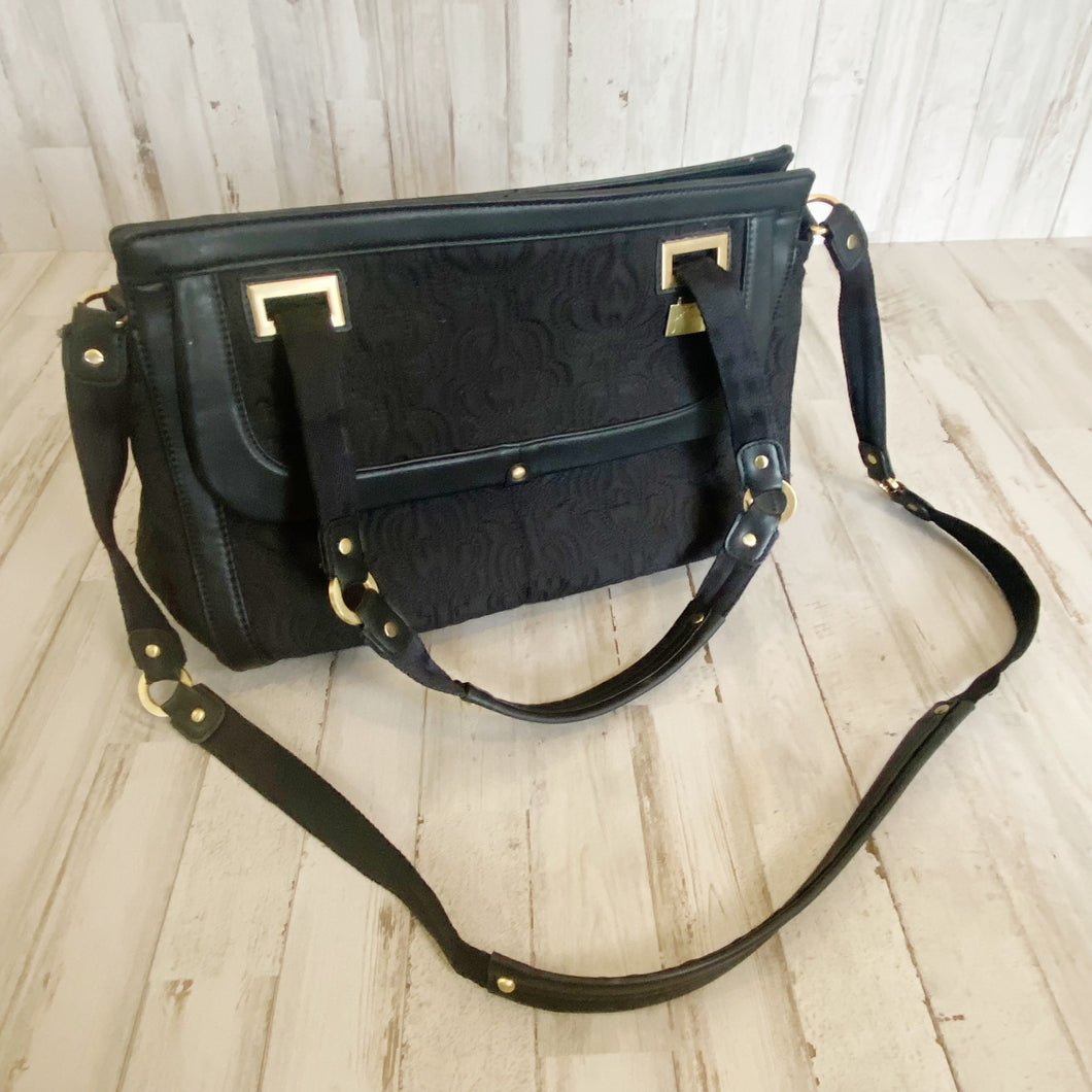 Petunia Pickle Bottom | Womens Black Soho Satchel Diaper Bag