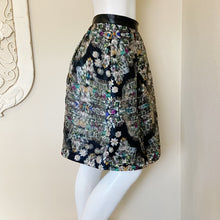 Load image into Gallery viewer, Nicole Miller | Womens Layered 3D Jewel Print Flare Skirt | Size: 4
