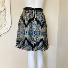 Load image into Gallery viewer, Nicole Miller | Womens Layered 3D Jewel Print Flare Skirt | Size: 4
