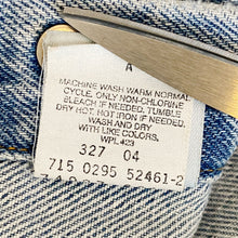 Load image into Gallery viewer, Levi Strauss | Childrens Vintage Blue Denim Orange Tab Snap Jean Jacket | Size: 6
