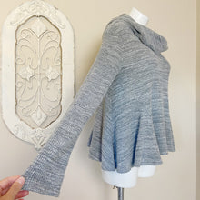 Load image into Gallery viewer, Anthropologie | Womens 9-H15 StCL Gray Cowl Neck Fit and Flare Long Sleeve Top | Size: S
