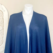 Load image into Gallery viewer, Donni | Womens Navy Blue Knit Wonder Cape Scarf with Tags | Size: OS
