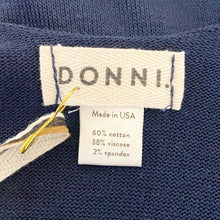 Load image into Gallery viewer, Donni | Womens Navy Blue Knit Wonder Cape Scarf with Tags | Size: OS
