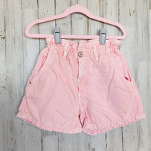 Load image into Gallery viewer, Dondup | Girls Neon Pink Tie Dye Wash Paper Bag Waist Denim Shorts | Size: 8Y
