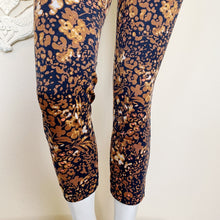 Load image into Gallery viewer, Anthropologie | Womens The Essential Slim Brown Rust Floral Print Trouser Pant | Size: 4
