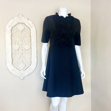 Load image into Gallery viewer, Molly Bracken | Womens Black Lace Top Short Sleeve Dress | Size: L

