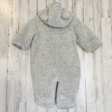 Load image into Gallery viewer, Gap | Baby Gray Sherpa Zip Front Body Suit | Size: 3-6M
