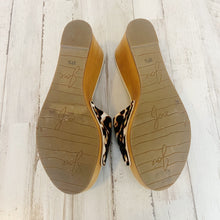 Load image into Gallery viewer, Joie | Womens Snow Leopard Print Calf Hair Bodie Wedge | Size: 37.5
