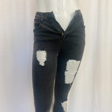 Load image into Gallery viewer, Maniere De Voir | Womens Black Distressed Skinny Jeans | Size: XS
