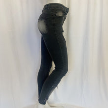 Load image into Gallery viewer, Maniere De Voir | Womens Black Distressed Skinny Jeans | Size: XS
