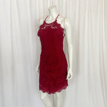 Load image into Gallery viewer, Free People | Women&#39;s Burgundy Lace Dress | Size: L
