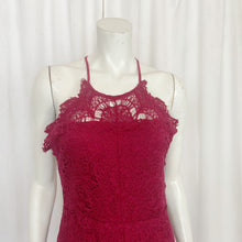 Load image into Gallery viewer, Free People | Women&#39;s Burgundy Lace Dress | Size: L
