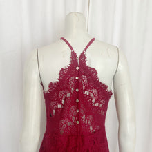 Load image into Gallery viewer, Free People | Women&#39;s Burgundy Lace Dress | Size: L
