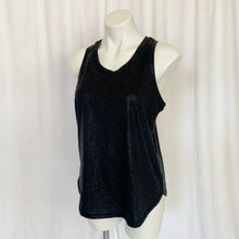 Load image into Gallery viewer, All In Motion | Women&#39;s Black Shimmer Workout Tank Top | Size: M
