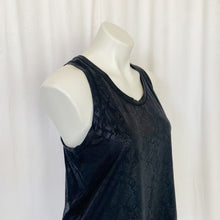 Load image into Gallery viewer, All In Motion | Women&#39;s Black Shimmer Workout Tank Top | Size: M

