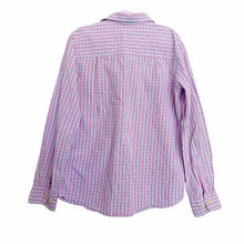 Load image into Gallery viewer, Rose Pistol | Boy&#39;s Pink and Blue Button Down Long Sleeve Shirt | Size: 6Y
