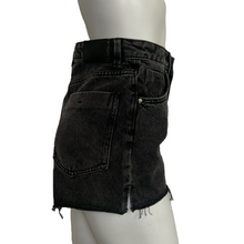 Load image into Gallery viewer, Zara | Women&#39;s Black Fray Denim Cut Off Shorts | Size: 4
