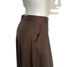 Load image into Gallery viewer, Elevenses | Women&#39;s Brown Flare Skirt with Pockets | Size: 4
