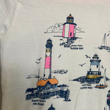 Load image into Gallery viewer, J. Crew | Girls White &quot;Lighthouse&quot; Tee | Size: 8-9Y
