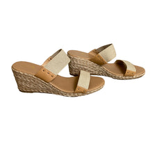 Load image into Gallery viewer, Tommy Bahama | Women&#39;s Tan Espadrille Wedge Sandal | Size: 9.5
