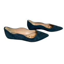 Load image into Gallery viewer, Sam Edelman | Women&#39;s Blue Leather Rosalie Flats | Size: 7.5
