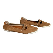 Load image into Gallery viewer, Frye | Women&#39;s Light Brown Melanie T-Strap Slip On Leather Shoes | Size: 8
