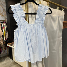 Load image into Gallery viewer, Zara | Women&#39;s Light Blue Ruffle Crop Top | Size: S
