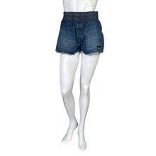 Load image into Gallery viewer, BDG | Womens Dark Wash High Waist Denim Pull On Cut Off Shorts | Size: S
