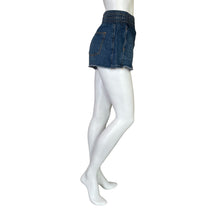 Load image into Gallery viewer, BDG | Womens Dark Wash High Waist Denim Pull On Cut Off Shorts | Size: S
