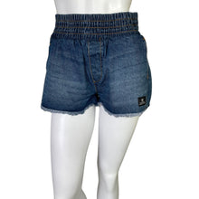 Load image into Gallery viewer, BDG | Womens Dark Wash High Waist Denim Pull On Cut Off Shorts | Size: S
