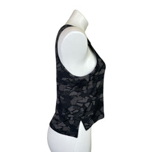 Load image into Gallery viewer, Lululemon | Womens Black and Gray Camo Print Define Crop Tank Top | Size: 6
