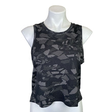 Load image into Gallery viewer, Lululemon | Womens Black and Gray Camo Print Define Crop Tank Top | Size: 6
