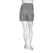 Load image into Gallery viewer, White House Black Market | Womens Black and White Print 5&quot; Shorts with Tags | Size: 10
