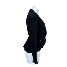 Load image into Gallery viewer, White House Black Market | Womens Black Corduroy Blazer Jacket | Size: 0
