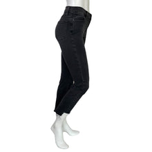 Load image into Gallery viewer, Frame | Womens Black Raw Hem Skinny Jeans | Size: 25
