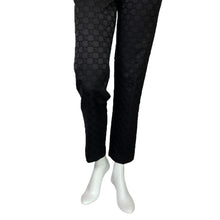 Load image into Gallery viewer, St. John Sport by Marie Gray | Womens Black Patterned Straight Leg Pants | Size: 0
