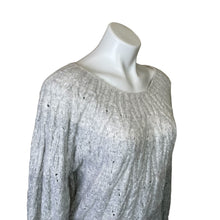 Load image into Gallery viewer, White House Black Market | Women&#39;s Light Gray Pullover Sweater | Size: XS
