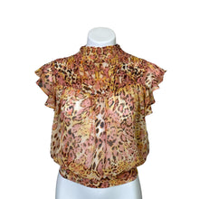 Load image into Gallery viewer, Bardot | Women&#39;s Pink Leopard Print Blouse | Size: 6
