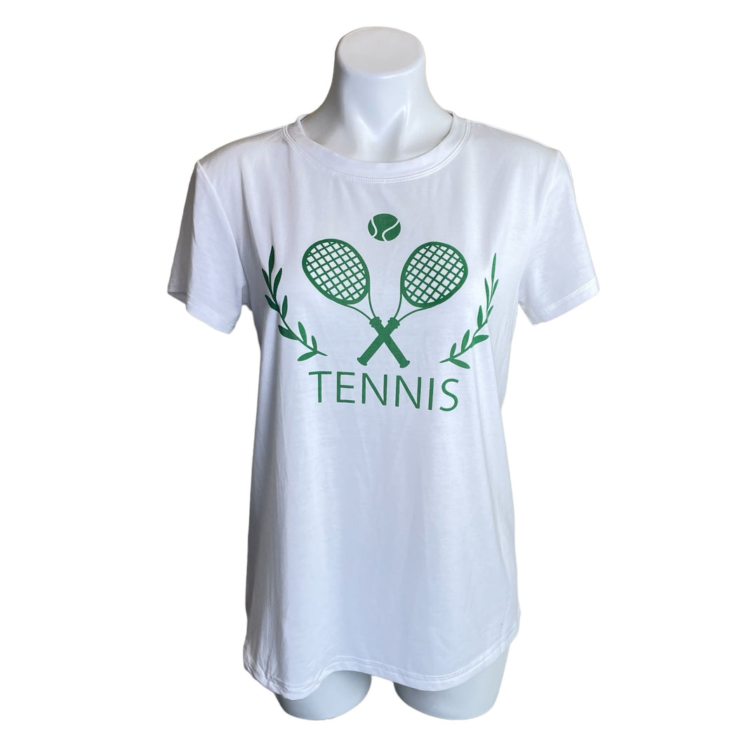 Antonio Melani | Women's White Short Sleeve Tennis Tee | Size: M