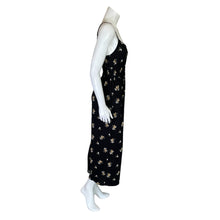 Load image into Gallery viewer, Hollister | Women&#39;s Black Floral Print Thin Strap Jumpsuit with Tags | Size: M
