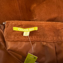 Load image into Gallery viewer, Gianni Bini | Women&#39;s Cinnamon Brown 100% Leather Darcey Skirt with Tags | Size: XL
