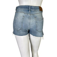 Load image into Gallery viewer, Zara | Women&#39;s Light Wash Distressed Cut Off Jean Shorts | Size: 2
