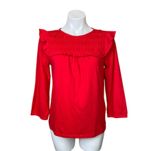 Load image into Gallery viewer, J. Crew | Women&#39;s Red Long Sleeve Top with Tags | Size: S
