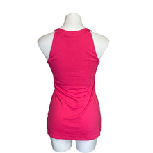 Load image into Gallery viewer, White House Black Market | Women&#39;s Bright Pink Studded Collar Tank Top | Size: S
