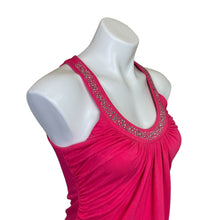 Load image into Gallery viewer, White House Black Market | Women&#39;s Bright Pink Studded Collar Tank Top | Size: S
