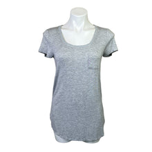 Load image into Gallery viewer, White House Black Market | Women&#39;s Gray Short Sleeve Pocket Tee | Size: XS
