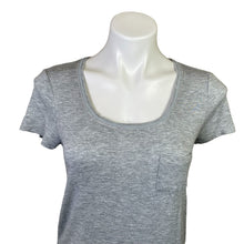 Load image into Gallery viewer, White House Black Market | Women&#39;s Gray Short Sleeve Pocket Tee | Size: XS
