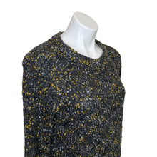 Load image into Gallery viewer, Apricot | Women&#39;s Dark Gray and Yellow Speckle Pullover Sweater | Size: XS
