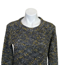 Load image into Gallery viewer, Apricot | Women&#39;s Dark Gray and Yellow Speckle Pullover Sweater | Size: XS
